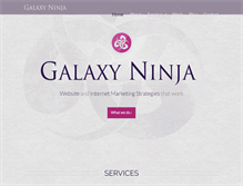 Tablet Screenshot of galaxyninja.com